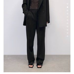 ZARA WOOL BLEND MENSWEAR STYLE PANTS LIMITED EDITION